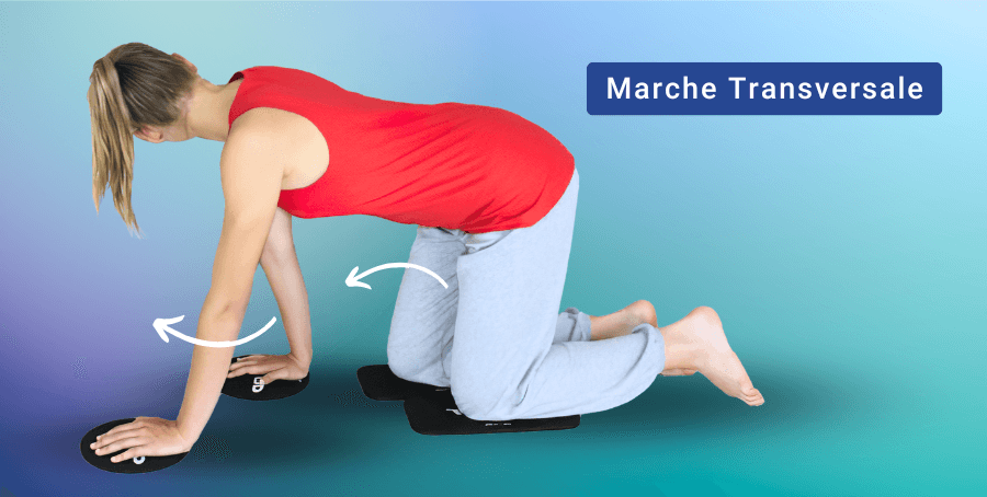 Marche croisée (Rampement de Klapp)