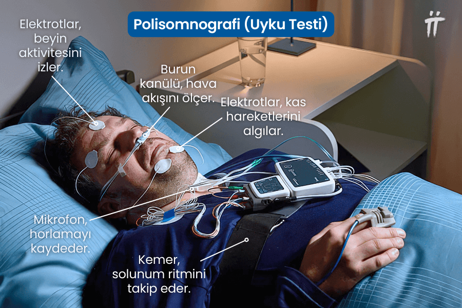 Doktorunuz, fibromiyalji belirtilerinizi etkileyebilecek başka bir uyku bozukluğundan şüphelenirse sizi uyku testine yönlendirebilir.