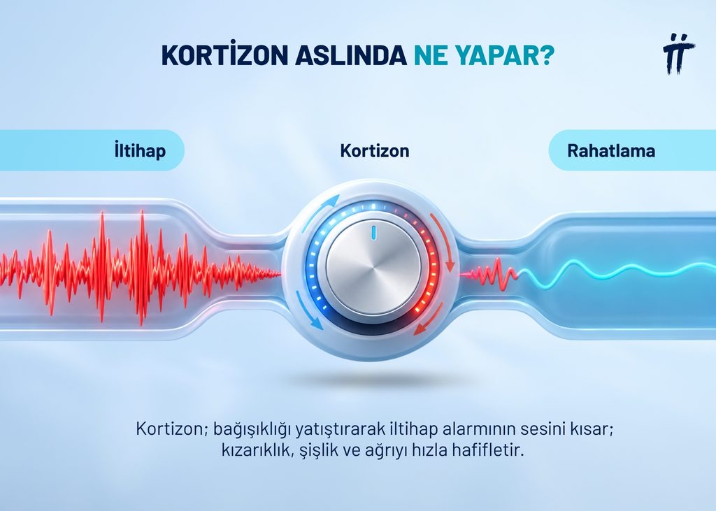 Kortizon, vücuttaki iltihabı ve şişliği azaltan bir ilaç grubunun halk arasındaki adıdır.